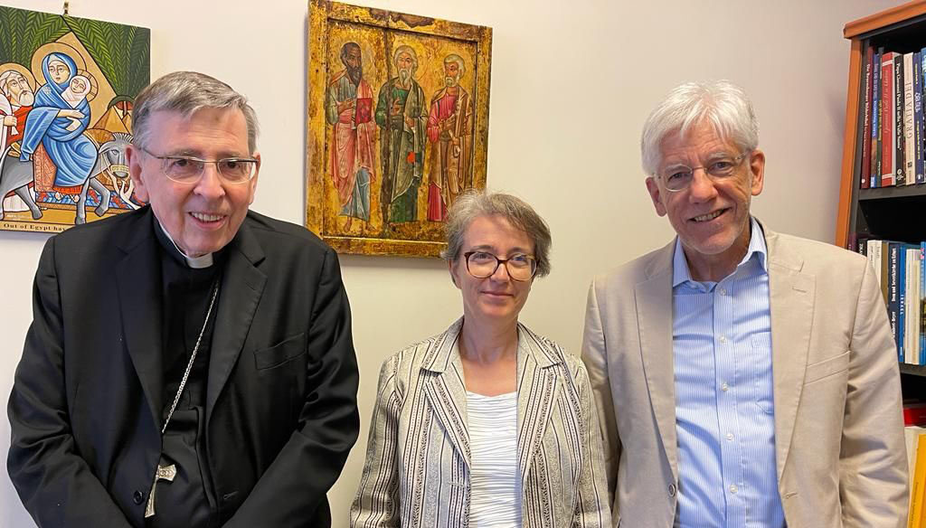Kardinal Kurt Koch, Angélique Gourlay, Dr. John Eibner