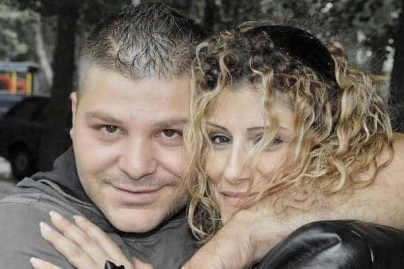 Primo piano di un uomo e di una donna sposati libanesi di origini armene.