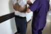 Questo paziente ha riportato gravi ustioni nell'esplosione del deposito di carburante a Stepanakert, poco dopo lo scoppio della guerra di aggressione. È in cura presso il centro medico per vittime di ustioni ad Erevan. fb