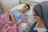Suor Sara visita e conforta feriti in ospedale (csi)