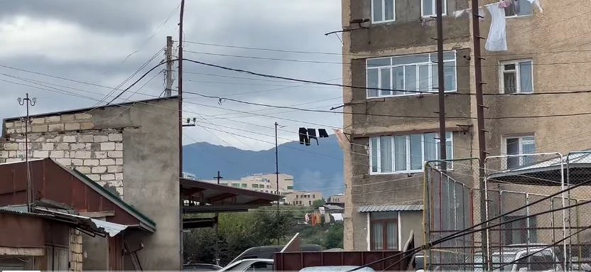Stepanakert geriet am 19. September unter Artilleriebeschuss
Foto: Marut Vanyan/Twitter